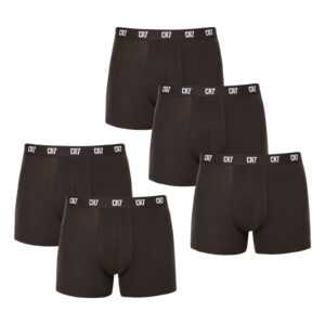 CR7 5PACK pánské boxerky CR7 černé (8123-49-2902) L