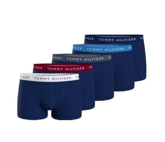 Tommy Hilfiger 5PACK pánské boxerky Tommy Hilfiger modré (UM0UM02613 0W2) XL