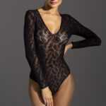 Gatta Dámské body Lace 004.5774S - GATBLAC/černá / L GAT5U015