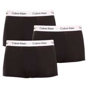 Calvin Klein 3PACK pánské boxerky Calvin Klein černé (U2664G-001) M