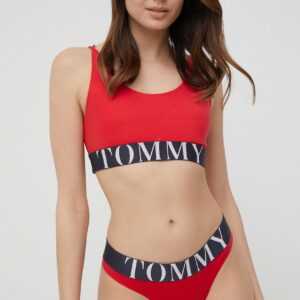 Tommy Hilfiger Podprsenka Tommy Hilfiger červená barva