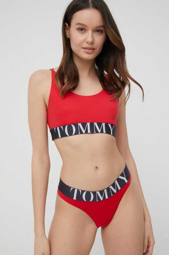 Tommy Hilfiger Podprsenka Tommy Hilfiger červená barva