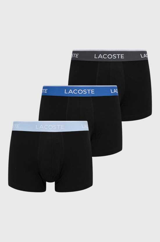 Lacoste Funkční prádlo Lacoste (3-pak) černá barva