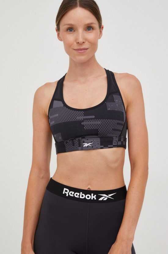 Reebok Sportovní podprsenka Reebok Lux šedá barva