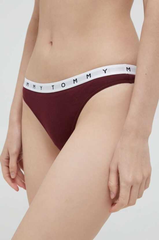 Tommy Hilfiger Tanga Tommy Hilfiger (3-pak) oranžová barva