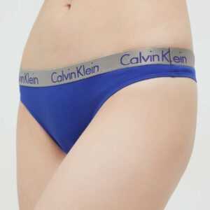 Calvin Klein Underwear Tanga Calvin Klein Underwear tmavomodrá barva