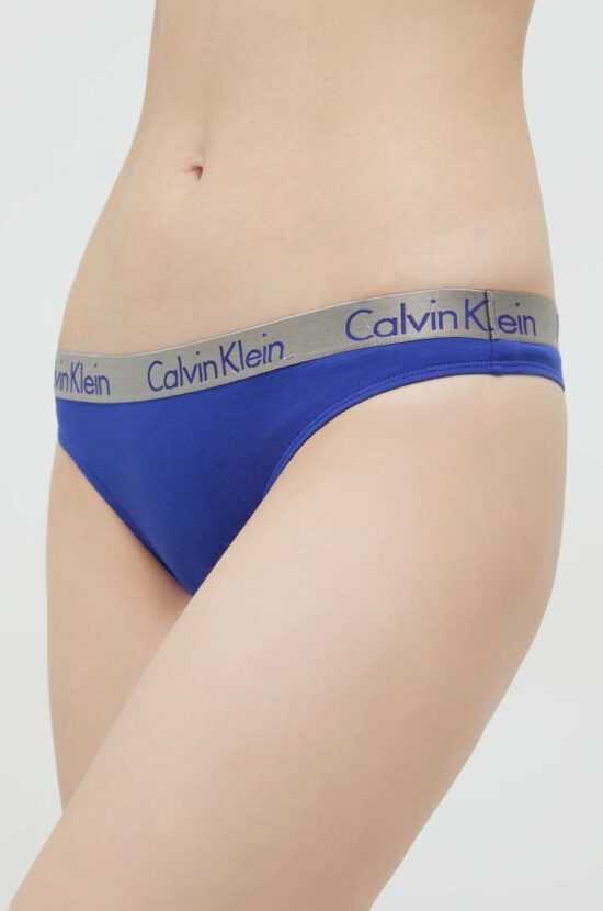 Calvin Klein Underwear Tanga Calvin Klein Underwear tmavomodrá barva