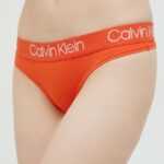 Calvin Klein Underwear Tanga Calvin Klein Underwear oranžová barva