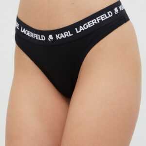 Karl Lagerfeld Tanga Karl Lagerfeld černá barva