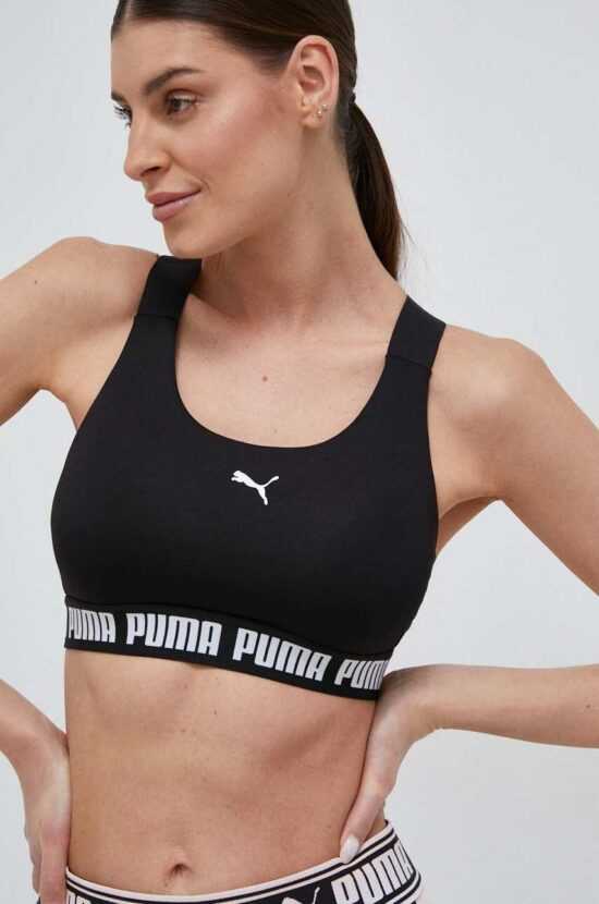 Puma Sportovní podprsenka Puma Feel It černá barva