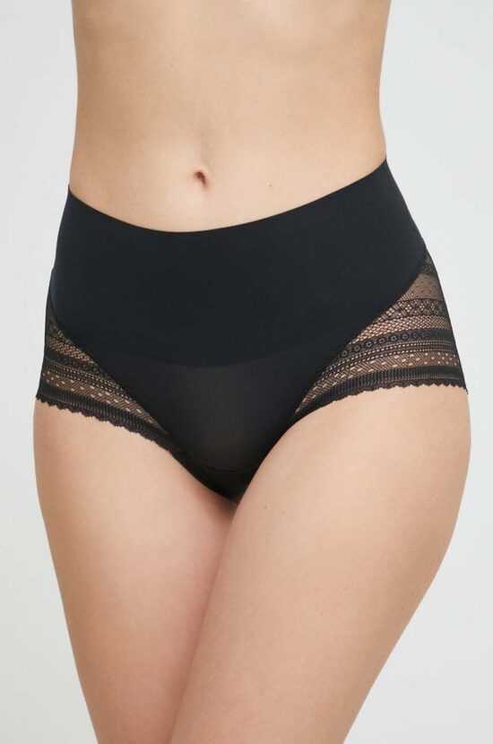 Spanx Tvarující kalhotky Spanx Undie-Tectable černá barva