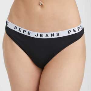 Pepe Jeans Tanga Pepe Jeans černá barva