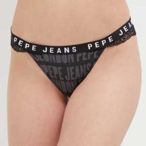 Pepe Jeans Tanga Pepe Jeans černá barva