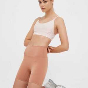 Reebok Sportovní podprsenka Reebok Lux béžová barva