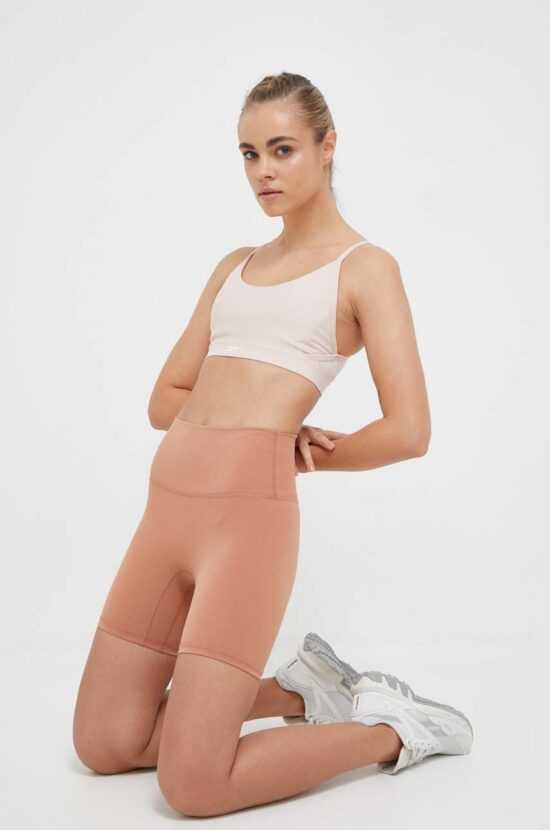 Reebok Sportovní podprsenka Reebok Lux béžová barva