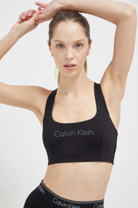 Calvin Klein Performance Sportovní podprsenka Calvin Klein Performance Essentials černá barva