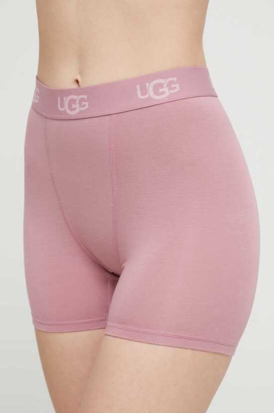 Ugg Boxerky UGG Alexiah růžová barva