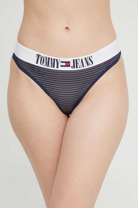 Tommy Jeans Tanga Tommy Jeans tmavomodrá barva