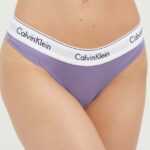 Calvin Klein Underwear Kalhotky Calvin Klein Underwear fialová barva