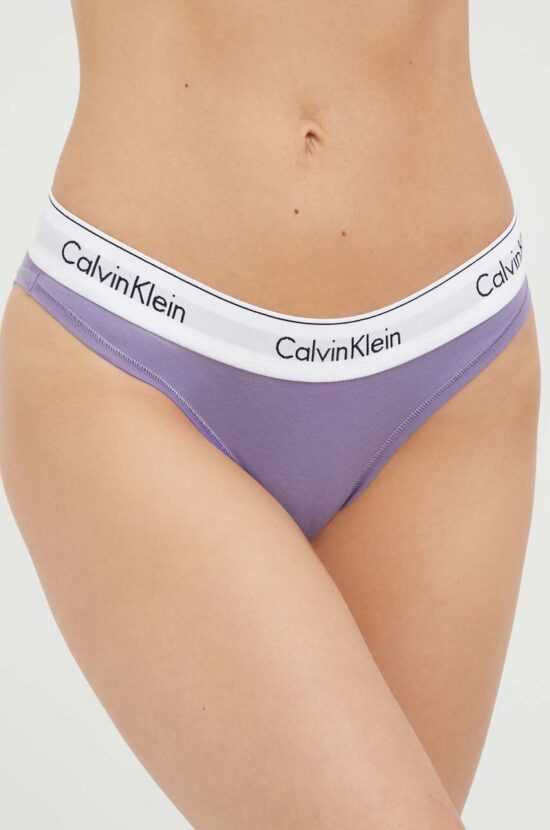 Calvin Klein Underwear Kalhotky Calvin Klein Underwear fialová barva