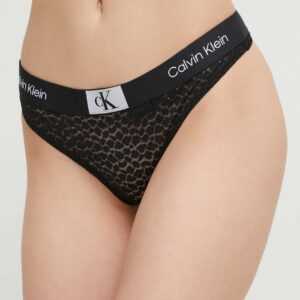 Calvin Klein Underwear Tanga Calvin Klein Underwear černá barva