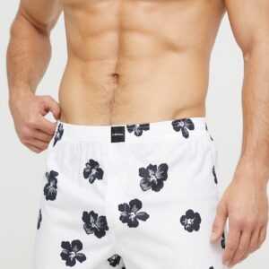 Hollister Co. Bavlněné boxerky Hollister Co. 3-pack bílá barva