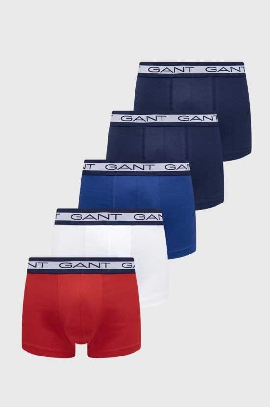 Gant Boxerky Gant 5-pack pánské