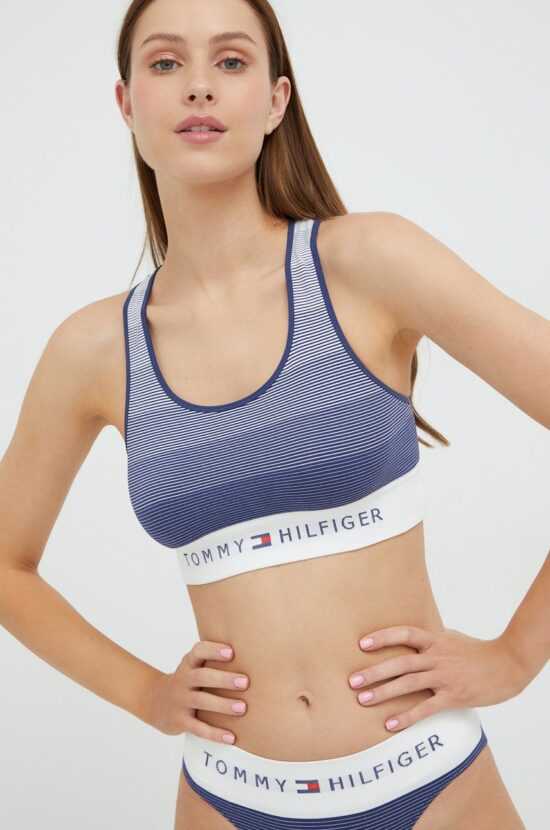 Tommy Hilfiger Podprsenka Tommy Hilfiger tmavomodrá barva