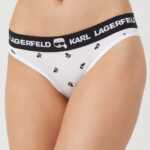 Karl Lagerfeld Tanga Karl Lagerfeld bílá barva