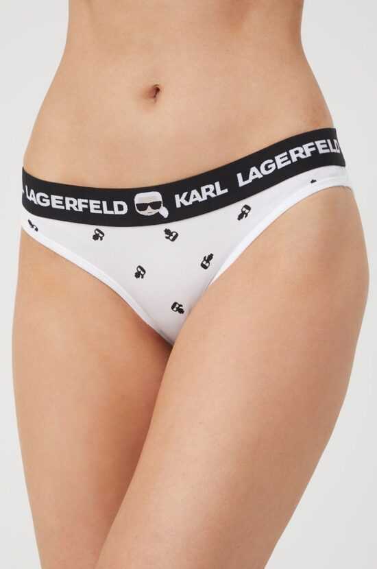 Karl Lagerfeld Tanga Karl Lagerfeld bílá barva