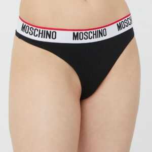 Moschino Underwear Tanga Moschino Underwear černá barva