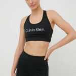 Calvin Klein Performance Sportovní podprsenka Calvin Klein Performance Ck Essentials černá barva