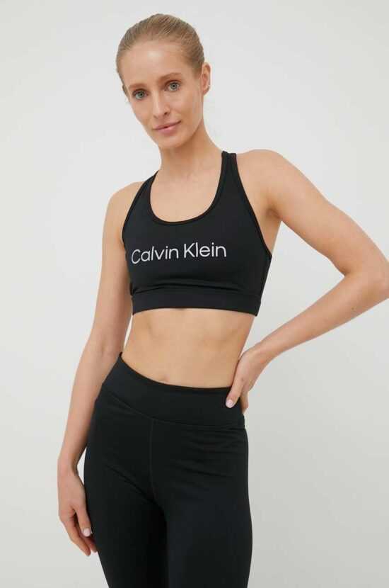 Calvin Klein Performance Sportovní podprsenka Calvin Klein Performance Ck Essentials černá barva