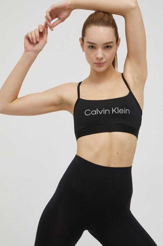 Calvin Klein Performance Sportovní podprsenka Calvin Klein Performance Ck Essentials černá barva